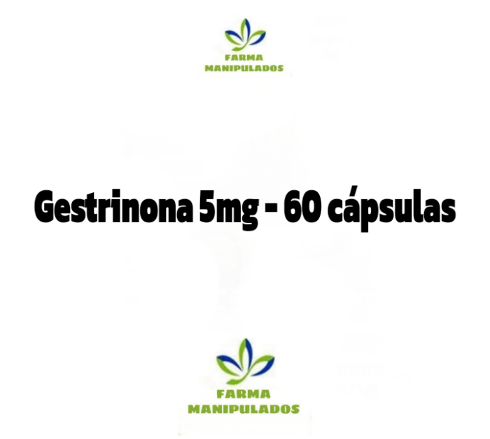 Gestrinona 5mg - 60 cápsulas